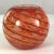 Glass Orb Shaped Cased Glass Vase For Sale - Image 7 of 11