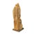 This is a handmade Chinese accent decorative statue of Happy Buddha from natural raw wood with an irregular shape....