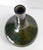 Olive 19th Century German or Austrian Olive Green Glazed Majolica Bottle Vase For Sale - Image 8 of 12