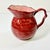 1990s Boho Chic Farmhouse Scalloped Handle Hand Painted Ceramic Pitcher. For Sale - Image 12 of 14