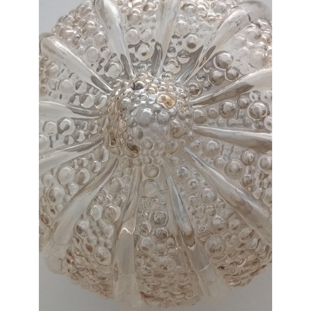 Bubble Wall Sconces attributed to Helena Tynell for Glashütte Limburg, 1970s, Set of 3 For Sale - Image 4 of 11