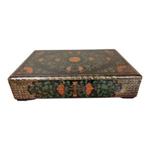 Antique Chinese Lacquered and Painted Box