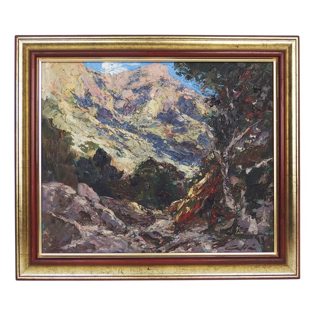 Bernardino Celia Colomb, La Calobra, 1970, Oil Painting, Framed For Sale