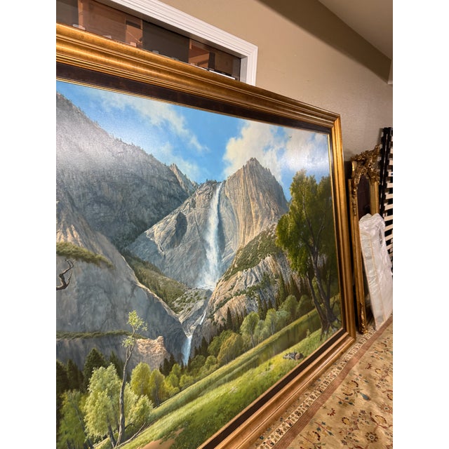 Design Plus Gallery presents the Yosemite Splendor Oil Painting by Wendell Brown. Beautifully detailed portrayal, on a...
