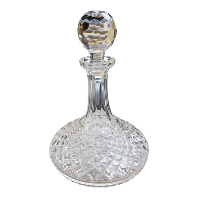 Waterford Crystal Ships Decanter and Stopper Alana Chairish