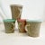 Mid-Century Boho Chic Raffia Ware Coffee Cups, Original Colors - Set of 4. For Sale - Image 6 of 8