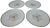Vintage Noritake Claire Dessert Pink Flowers Bread Plates Set of 4 For Sale