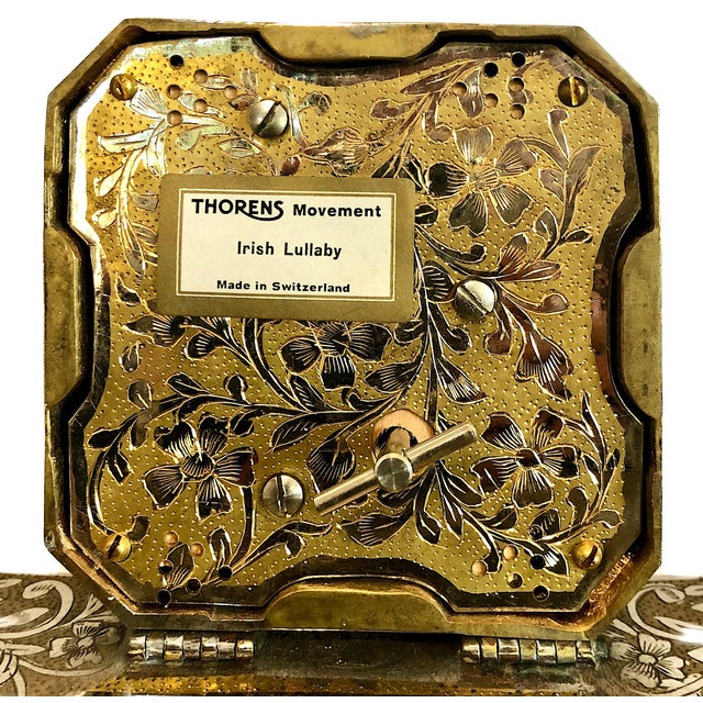 Zimbalist “Taj Mahal” Music Box With Thorens Swiss Movement and Hidden Compartment For Sale In San Francisco - Image 6 of 16