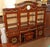 Traditional 19th Century Mahogany French Empire Cabinet Bookcase With Cellarette and Clock For Sale - Image 3 of 16