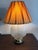 Metal 1970s Shell Form Glass Table Lamps - a Pair For Sale - Image 7 of 8