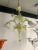 Floral Green Leaves and Milky Calle Chandelier from Simoeng For Sale - Image 4 of 11