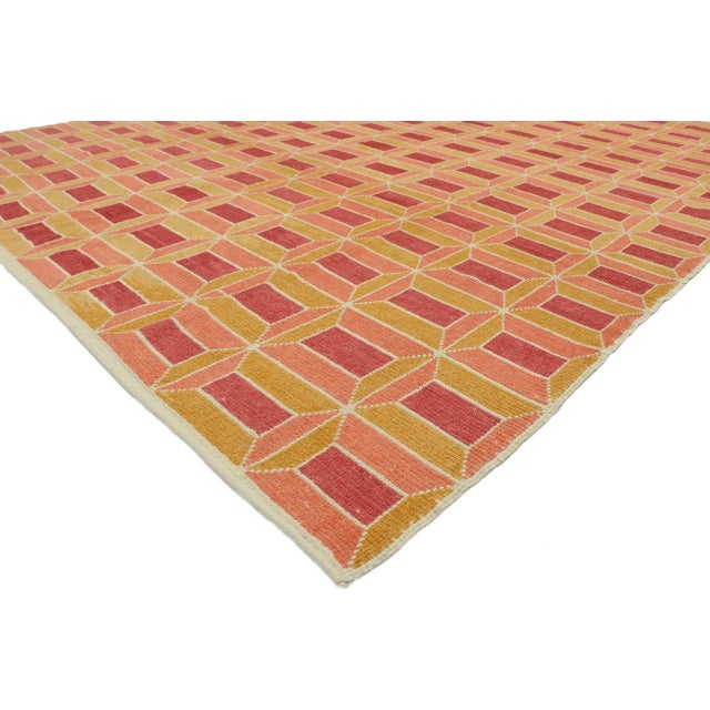 Postmodern Moroccan Style Rug - 09'11 X 12'04 For Sale - Image 3 of 10