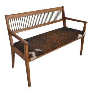 Vintage Midcentury Drexel John Van Koert Profile Series Bench