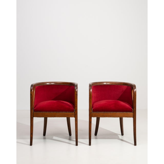 Late 19th Century Pair Of Upholstered Clubchairs For Sale - Image 10 of 14