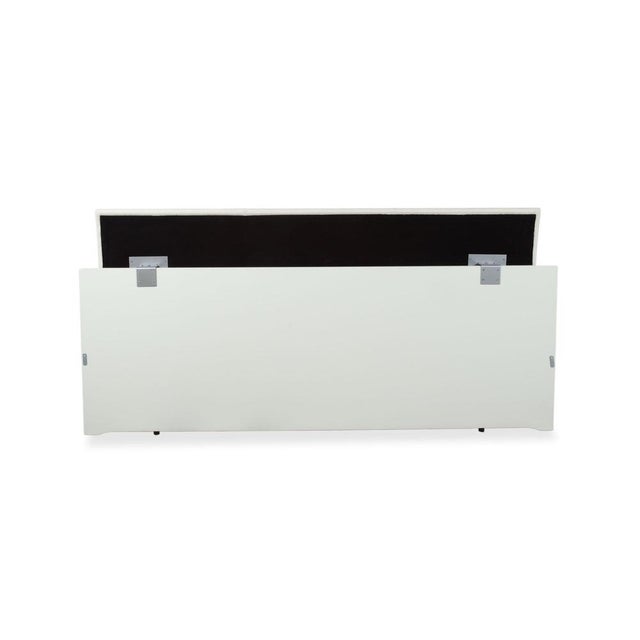 Minimalist Wooden Bed in White by Hülsta For Sale - Image 12 of 15