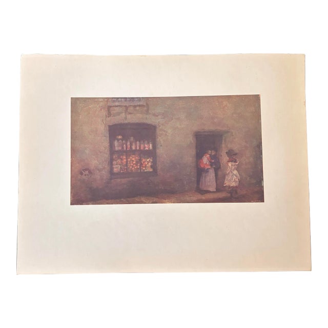 James McNeill Whistler, an Orange Note, a Sweet Shop 1904 Antique Photogravure, Early Impressionism For Sale