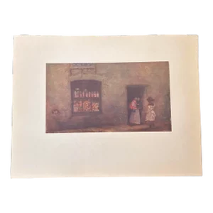 James McNeill Whistler, an Orange Note, a Sweet Shop 1904 Antique Photogravure, Early Impressionism