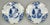 18th-Century Dutch Delft Plates Marked De Klaeuw, a Pair For Sale - Image 6 of 10