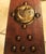 Metal Antique Egyptian Ottoman with Brass Ornamentation and Leather, 1920s For Sale - Image 7 of 18