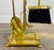 English Vintage Brass Duck Head Fireplace Tools and Stand French Maison Jansen Style For Sale - Image 3 of 12