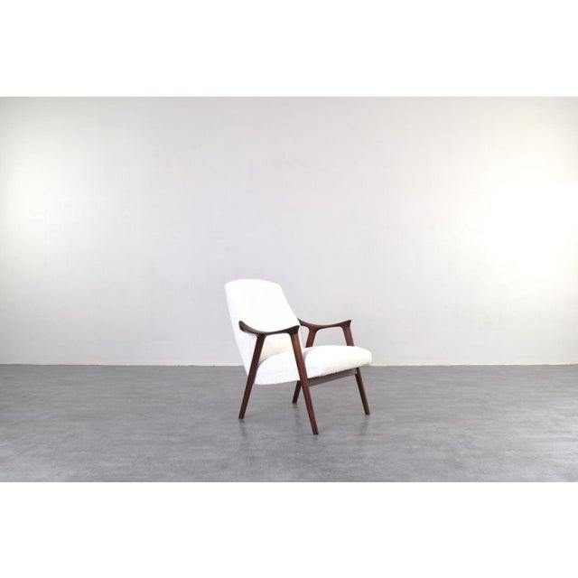 Mid-Century Modern Teak and Bouclé Tenor Chair from Møre Lenestolfabrikk, 1960s For Sale - Image 12 of 12