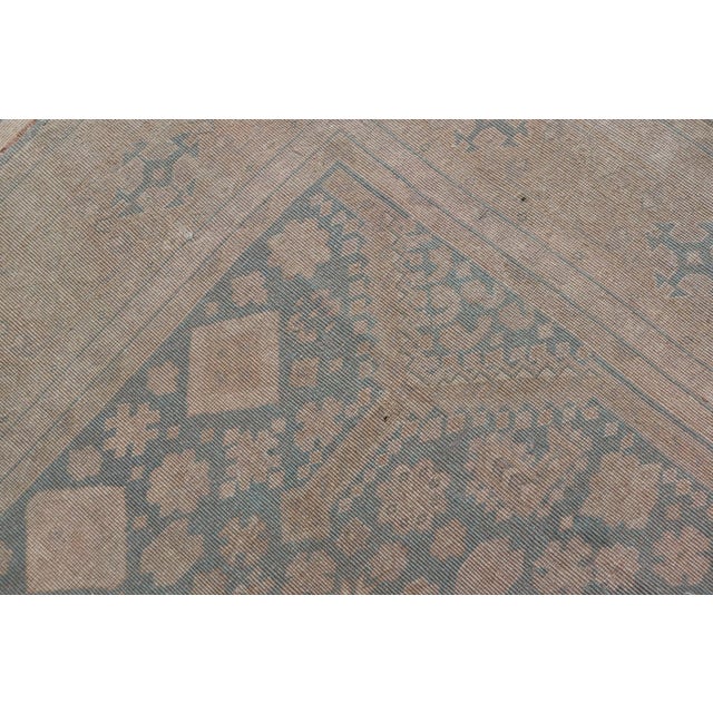 Antique Turkish Sivas Rug With Diamond Medallions and Allover Floral Field For Sale - Image 13 of 13