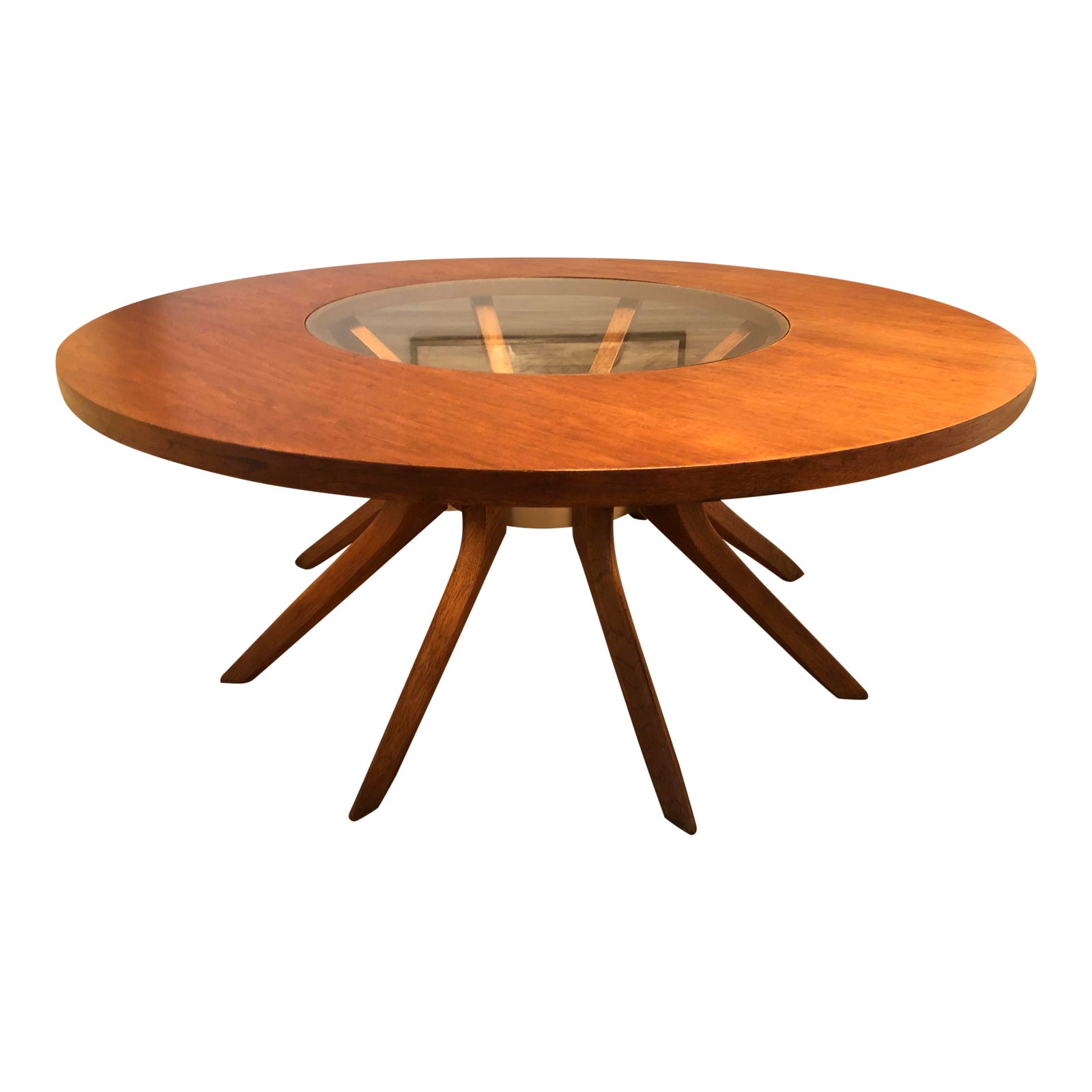 Mid 20th Century Broyhill Brasilia Walnut Coffee Table Chairish