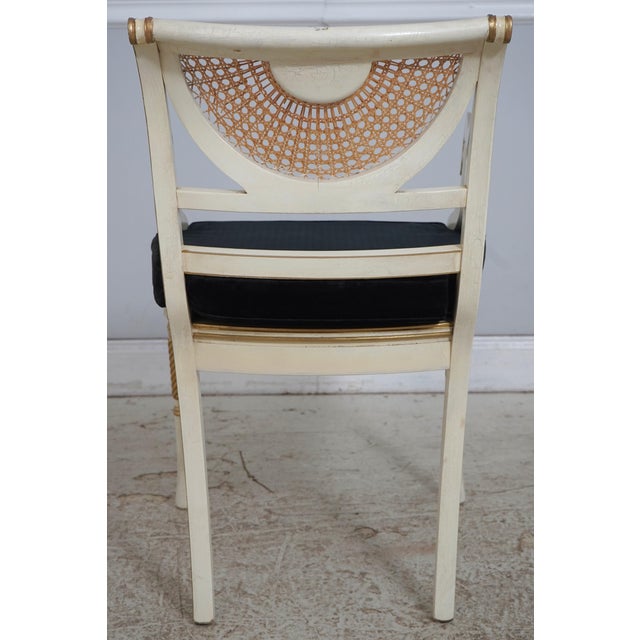 Set of 10 Clive Christian Cane Back Dining Chairs For Sale - Image 4 of 18