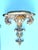 1990s Italian Louis XVI Style Corbel Sconce Wall Console Shelf For Sale - Image 4 of 5