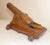 Folk Art Arge Antique Hand Made Carved Folk Art Wood Military Cannon Model Sculpture For Sale - Image 3 of 13