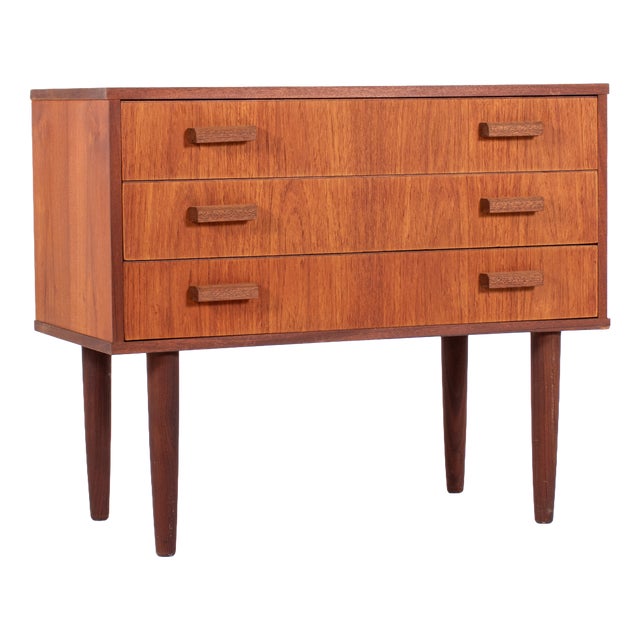 Mid-Century Modern Danish Teak Chest of Drawers, 1960s For Sale