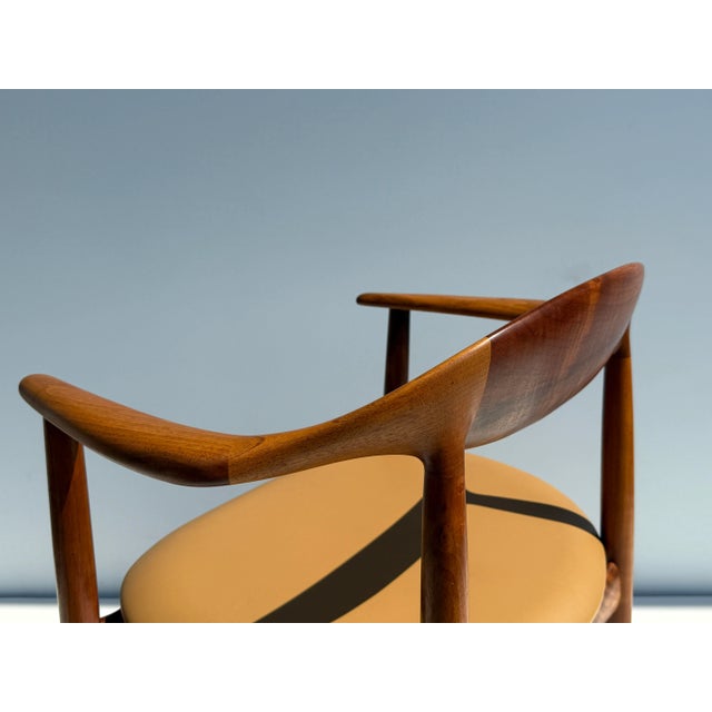 1960s Mid Century Teak Desk Chair For Sale - Image 10 of 12