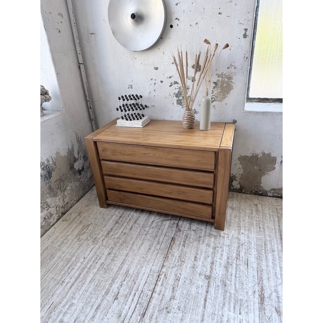 1960s Elm Commode from Maison Regain, 1960s For Sale - Image 5 of 18