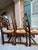 Vintage French Dining Chairs Set 6 Oak Barley Twist Rush Seat Ladder Back For Sale - Image 17 of 18