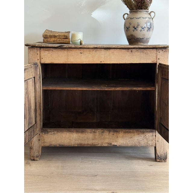 Brown 18th c. Bleached French Oak Sideboard For Sale - Image 8 of 8