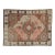 Vintage Distressed Oushak Square Rug - 3'11" x 5'2" For Sale