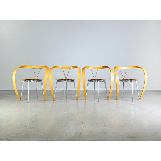 Reverse Chairs by Andrea Branzi for Cassina, Set of 4 For Sale - Image 17 of 17
