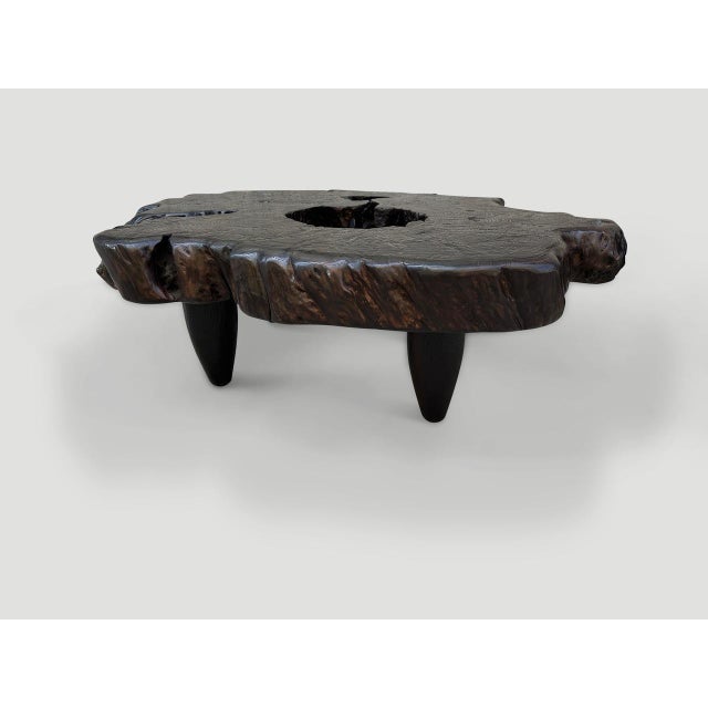 Andrianna Shamaris Century Old Teak Wood Coffee Table For Sale - Image 10 of 18