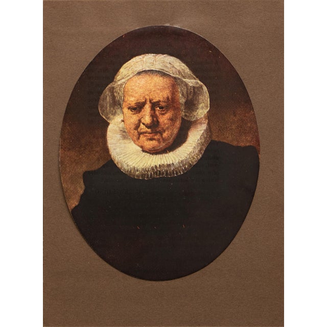 1905 After Rembrandt "Portrait of a Woman of 83", First Edition Full-Color Print by Mortimer Menpes For Sale In Dallas - Image 6 of 6