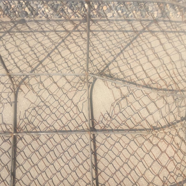 Early 20th Century Vintage Industrial Oversized Basket For Sale - Image 5 of 6