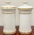 Pair of Neoclassical Apothecary Jars by Maison A Collin Porcelaines & Cristaux For Sale - Image 12 of 14
