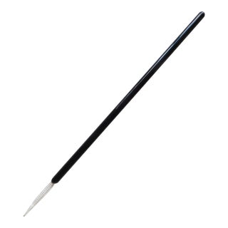 Art Deco Glass Hand Dip Pen, Clear Ribbed Attached Nib For Sale