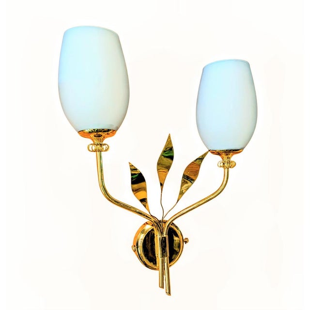 Brass Wall Light from Itsu Finland, 1950s For Sale - Image 4 of 8