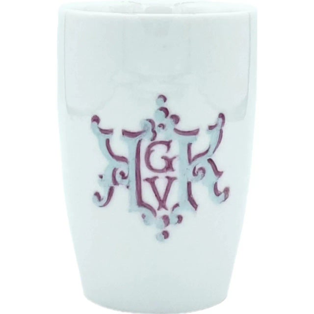 Vintage George v Four Seasons Hotel Paris France Porcelain Cup For Sale - Image 10 of 12