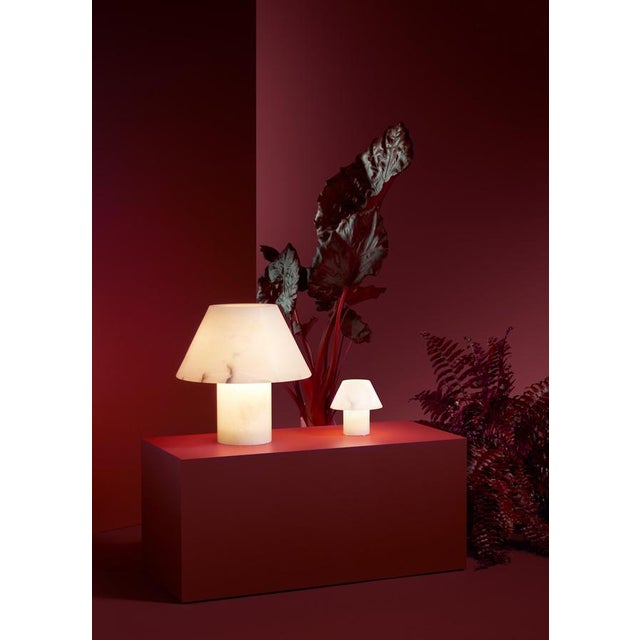 Petra M Me Casambi Outdoor Table Lamp in Alabaster by Jordi Veciana, 2020 For Sale - Image 3 of 6