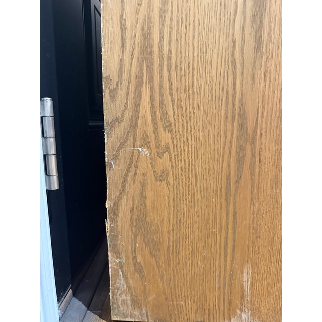 Vintage Russell Wright for Conant Ball Mid Century Modern Oak Dresser / Sideboard / Credenza With Mirrors For Sale - Image 9 of 12