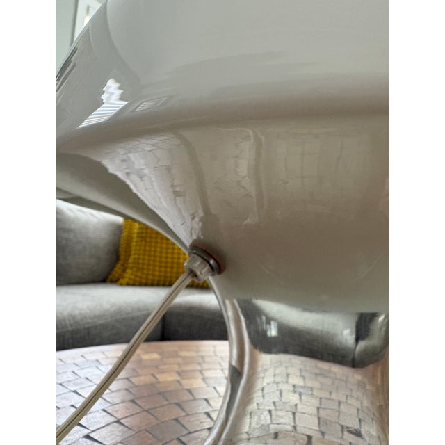 Mid 20th Century Large Italian Murano Glass Mushroom Table Lamp by Gino Vistosi For Sale In San Diego - Image 6 of 8