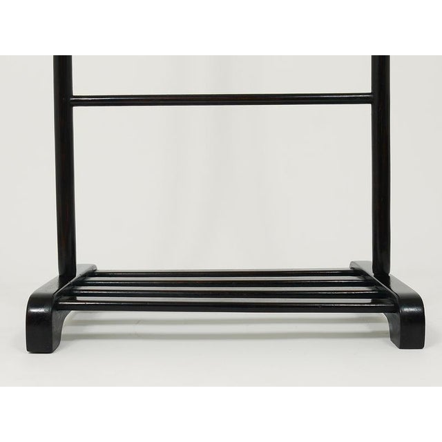 Black Vintage Art Deco Bentwood Clothing Valet, 1920s For Sale - Image 8 of 18