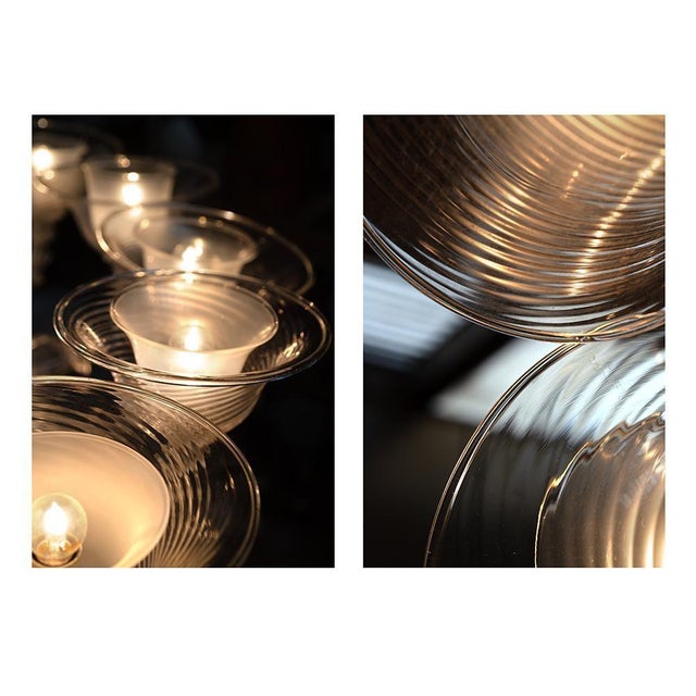 Venetian Murano Crystal Chandelier, 1970s For Sale - Image 8 of 10