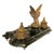 Antique 19thC French Empire Gilt Bronze Marble Eagle Desk Set Twin Inkwell 1880 For Sale - Image 9 of 16